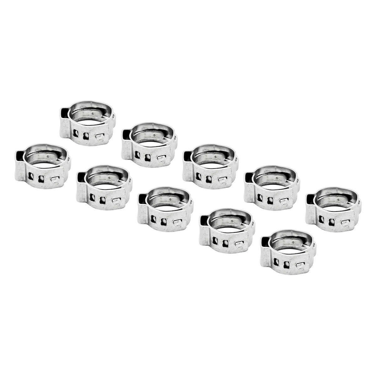 Stepless (Oetiker) Hose Clamp (12.3mm | Approx. 31/64") (10 Pack)
