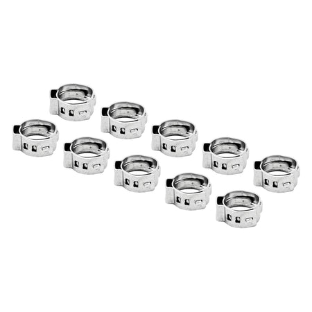 Stepless (Oetiker) Hose Clamp (12.3mm | Approx. 31/64") (10 Pack)