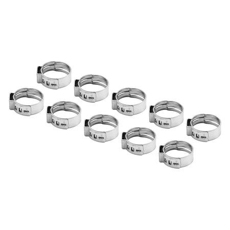 Stepless (Oetiker) Hose Clamp (18.5mm | Approx. 23/32") (10 Pack)
