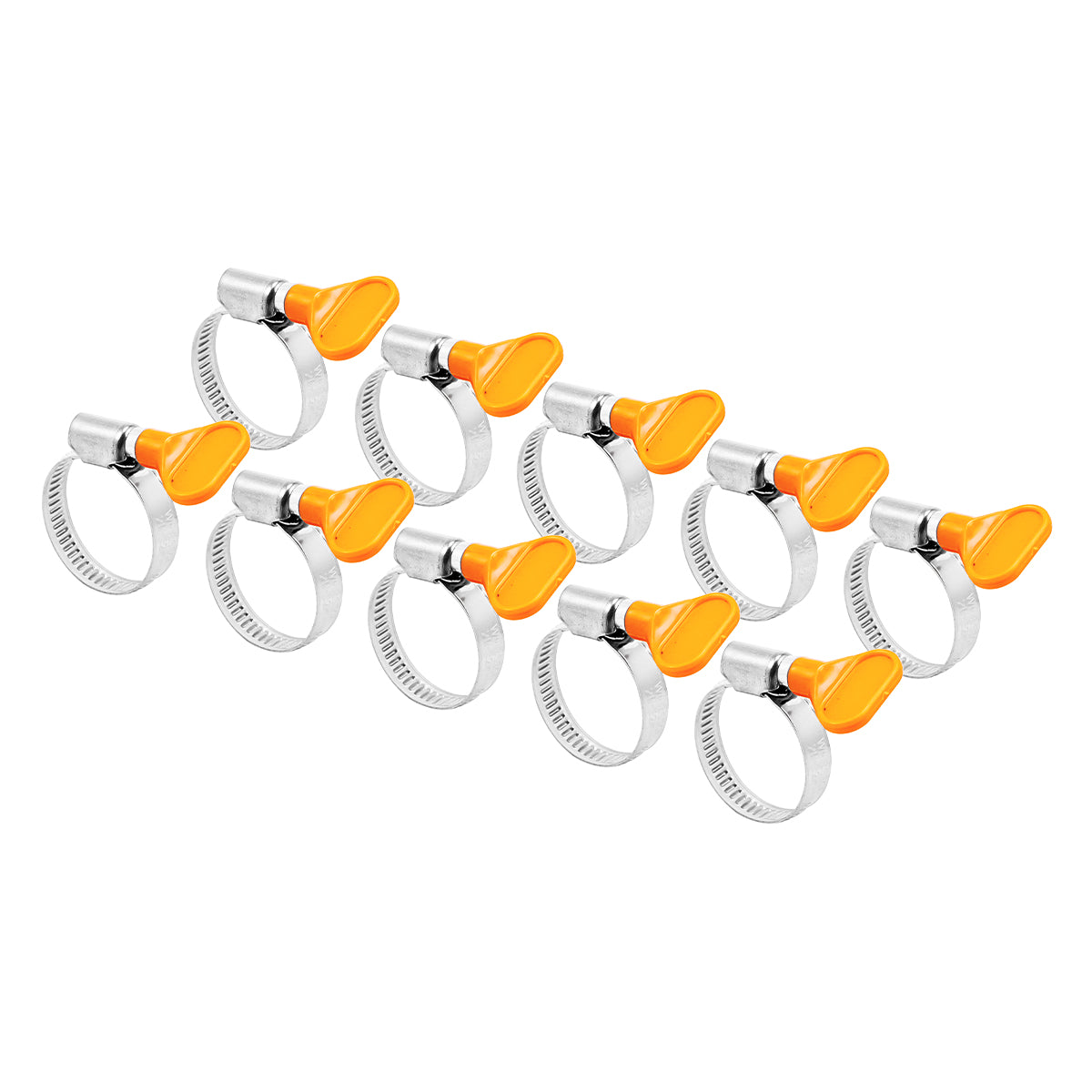 Easy-Turn (Butterfly) Hose Clamp (20mm - 32mm | Approx. 1 3/16") (10 Pack)