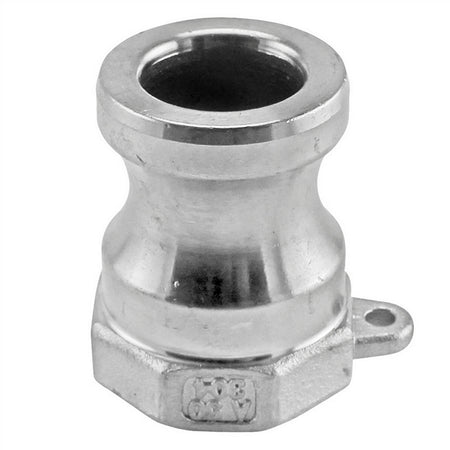 Stainless Steel Male Camlock Fitting - 1/2" Cam. X 1/2" Female NPT (Type A)