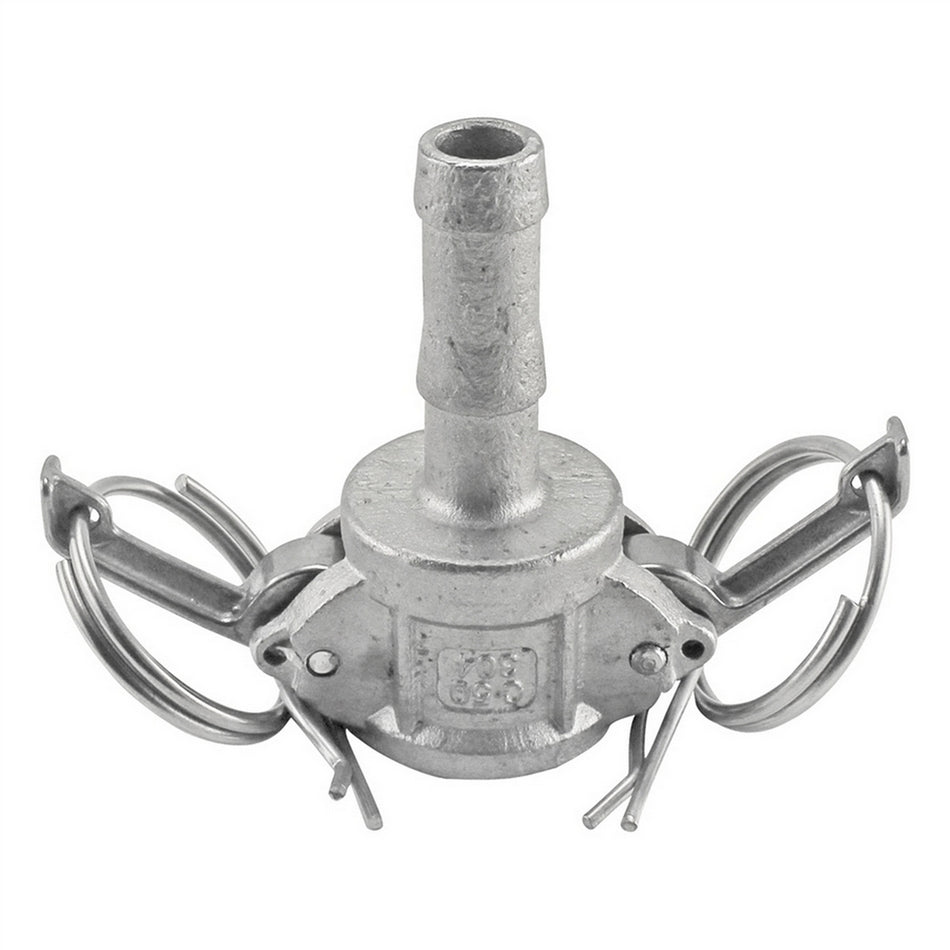 Stainless Steel Female Camlock Fitting - 1/2" Cam. X 1/2" OD Barb (Type C)