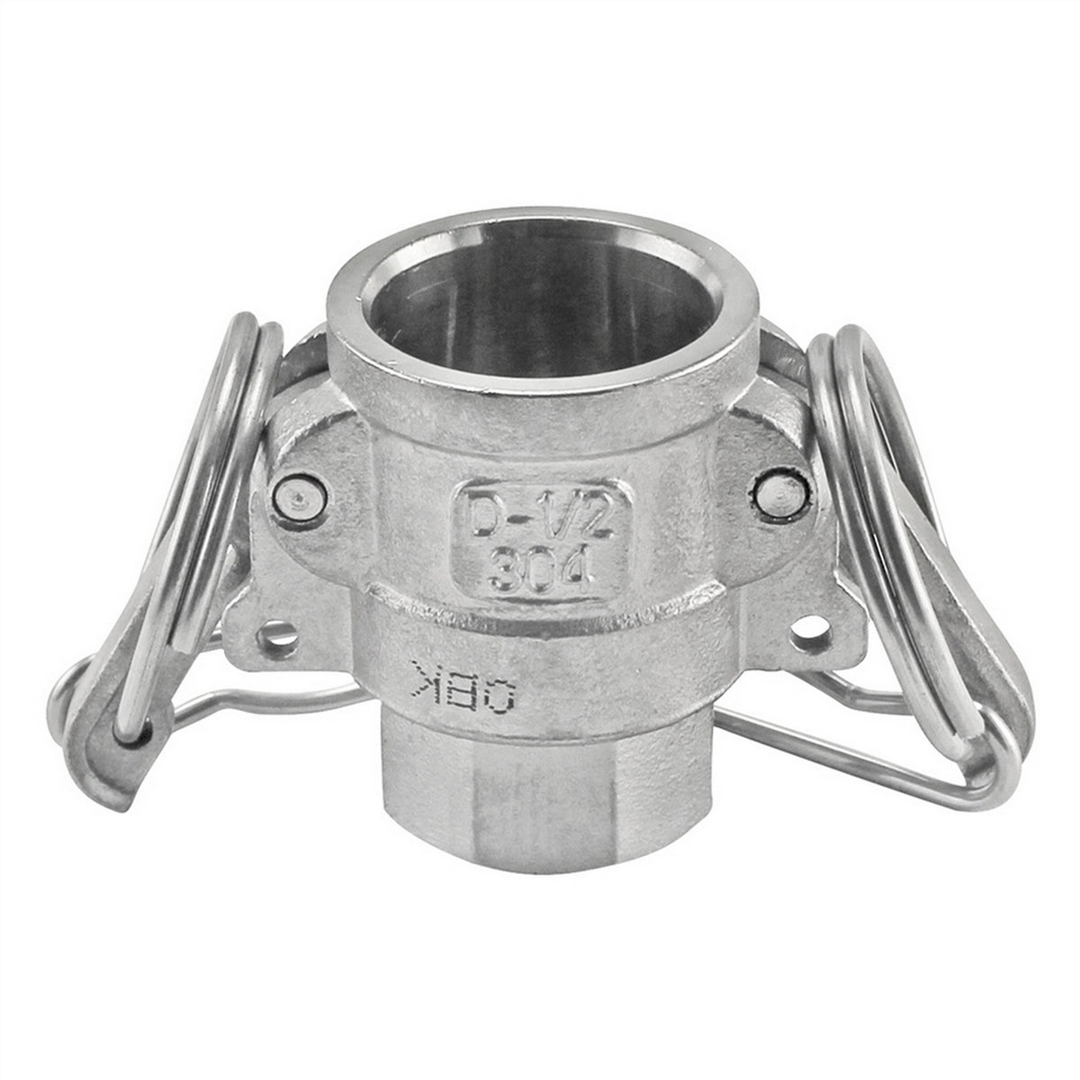 Stainless Steel Female Camlock Fitting - 1/2" Cam. X 1/2" Female NPT (Type D)