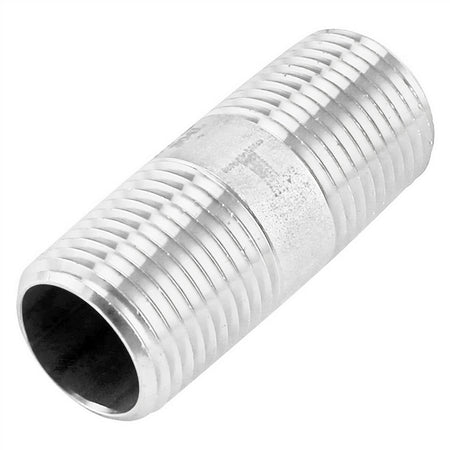 Stainless Steel Nipple - 1/2" Male NPT (2")