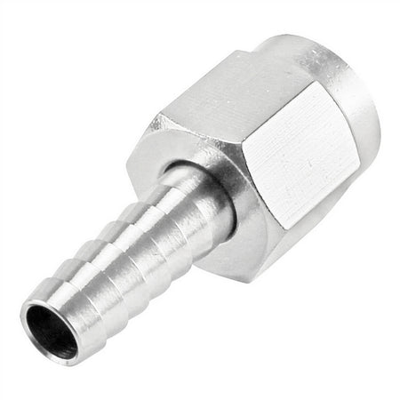Stainless Steel Swivel Nut - 1/4" FFL X 1/4" OD Barb