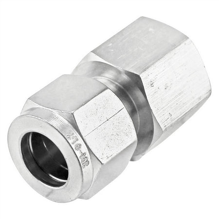 Stainless Steel Fitting - 1/2" Female NPT X 1/2" Compression