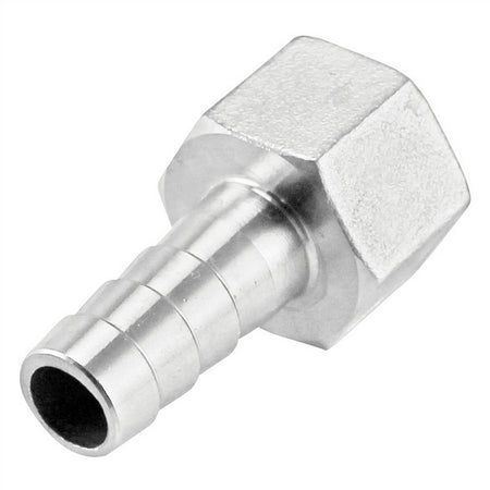 Stainless Steel Fitting - 1/2" Female NPT X 3/8" OD Barb