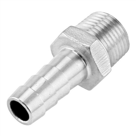 Stainless Steel Fitting - 1/2" Male NPT X 1/2" OD Barb