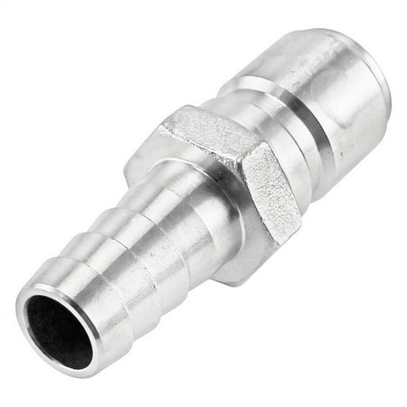 Stainless Steel Quick Disconnect Fitting - Male QD X 1/2" OD Barb