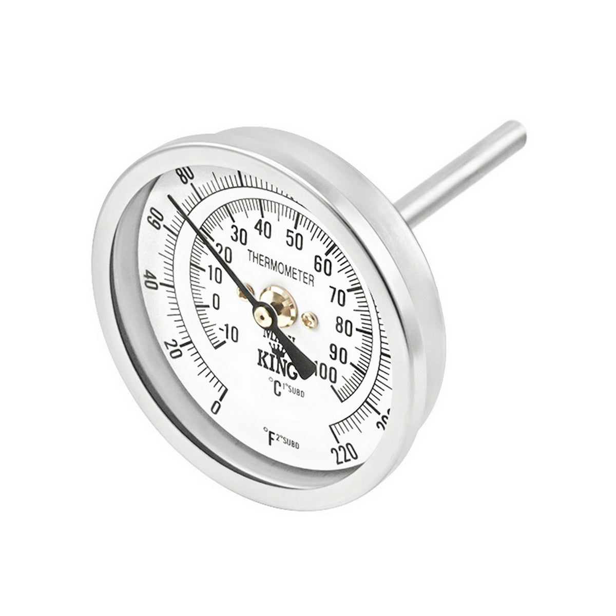 Thermometer - 1/2" Male NPT (2" Stem)