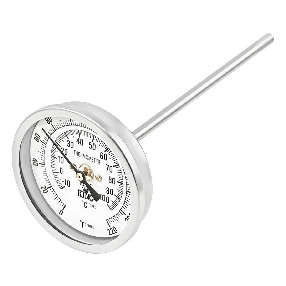 Thermometer - 1/2" Male NPT (6" Stem)