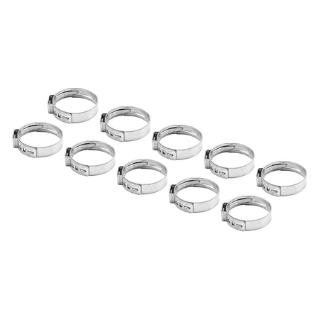 Stepless (Oetiker) Hose Clamp (22.6mm | Approx. 57/64") (10 Pack)