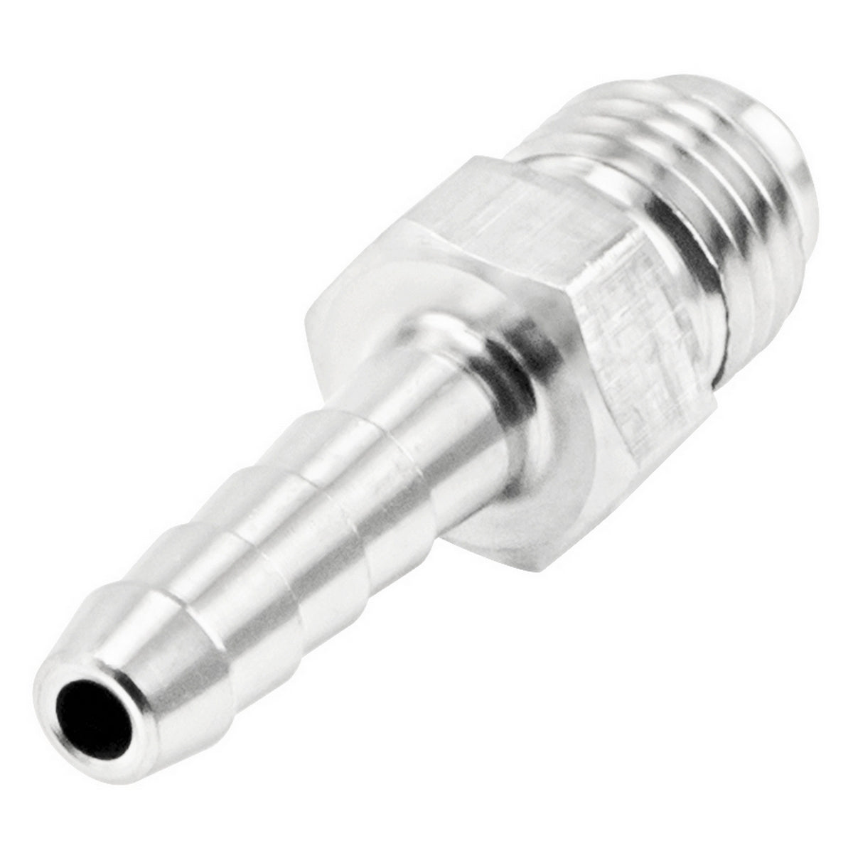 Stainless Steel Fitting - 1/4" MFL X 1/4" OD Barb