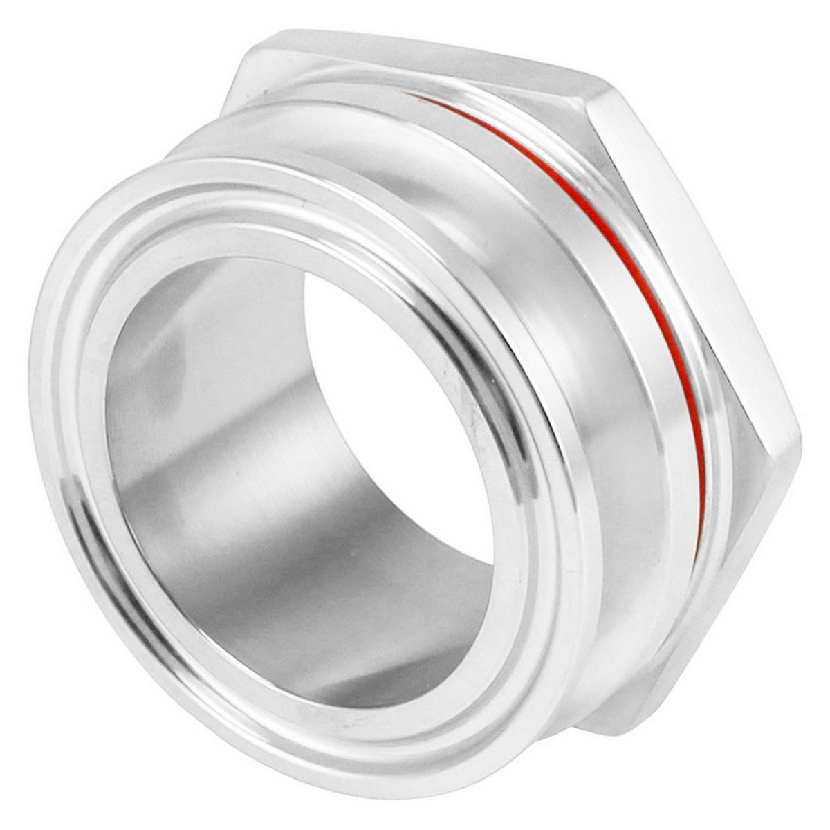 Stainless Steel Tri-Clover Weldless Bulkhead - 1.5" TC