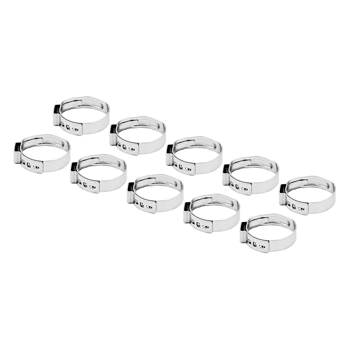 Stepless (Oetiker) Hose Clamp (24.1mm | Approx. 15/16") (10 Pack)