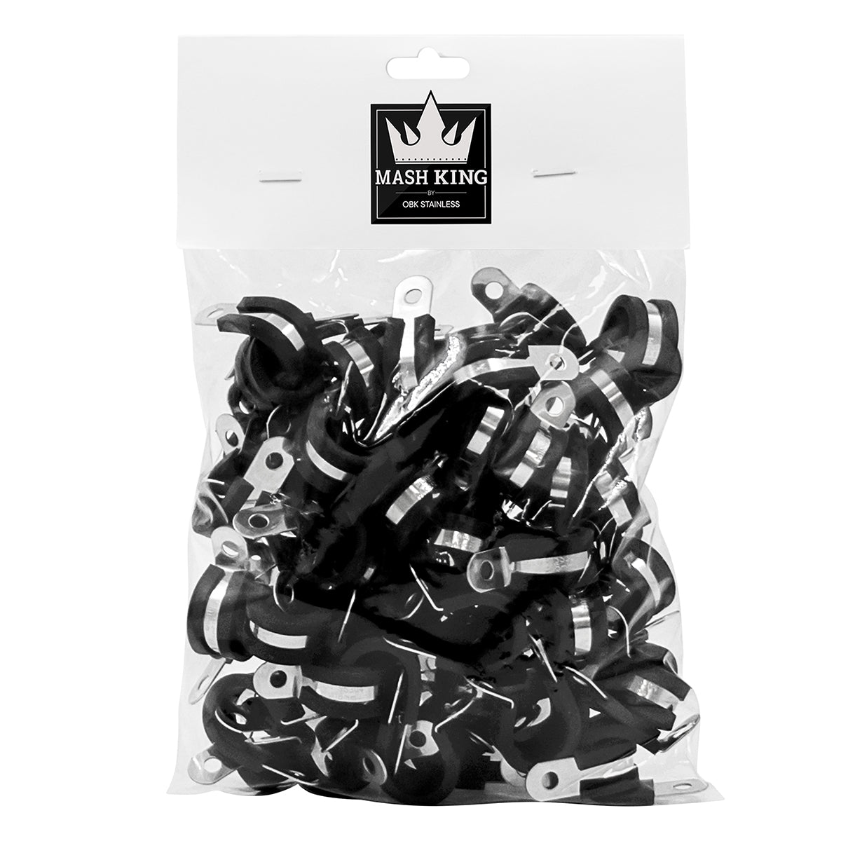 Cushioned Insulated Clamp (24mm | Approx. 1") (100 Pack)