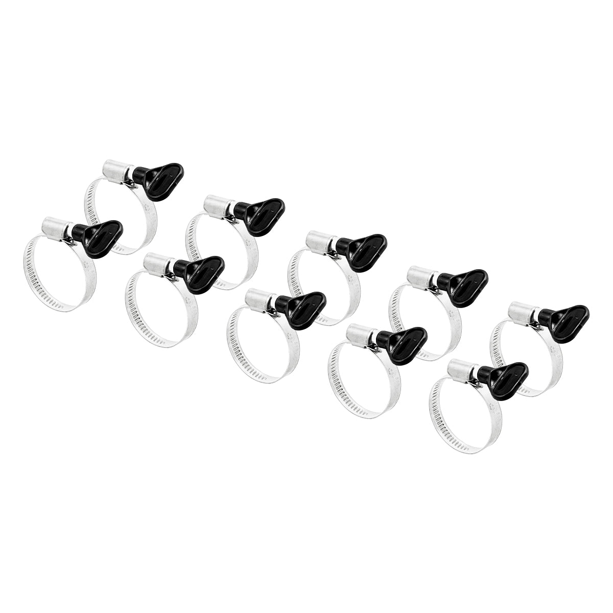 Easy-Turn (Butterfly) Hose Clamp (25mm - 40mm | Approx. 1 19/32") (10 Pack)