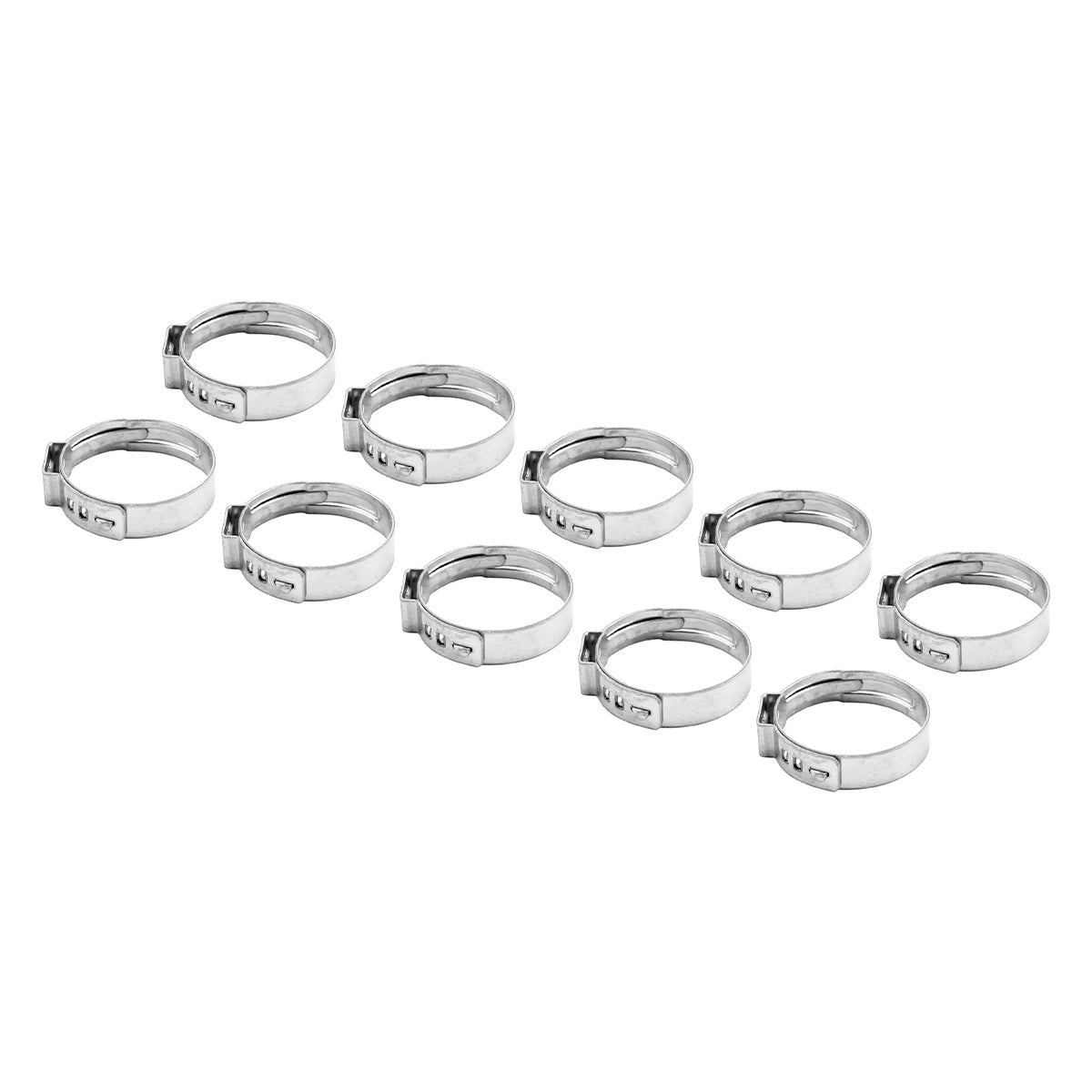 Stepless (Oetiker) Hose Clamp (27.1mm | Approx. 1 1/16") (10 Pack)