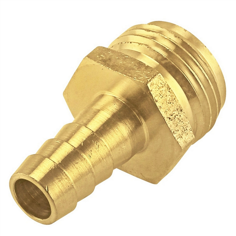 Brass Fitting - 3/4" Male Garden Hose X 3/8" OD Barb