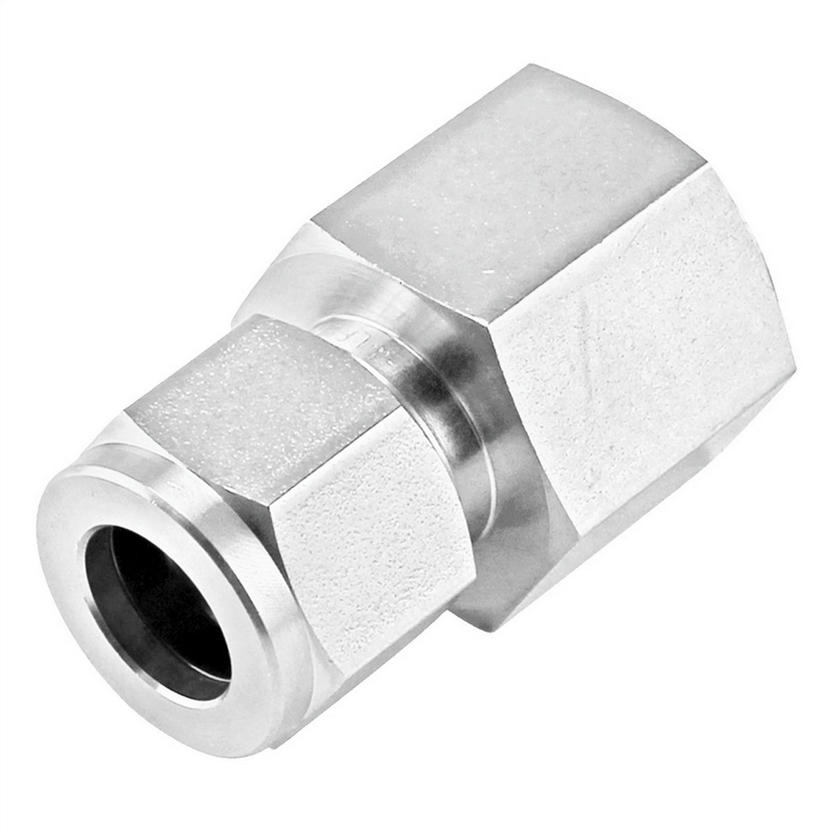 Stainless Steel Fitting - 1/2" Female NPT X 3/8" Compression