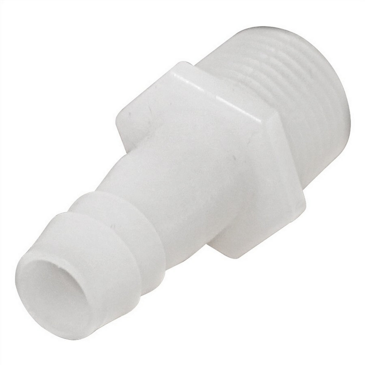 Plastic Fitting - 1/2" Male NPT X 1/2" OD Barb