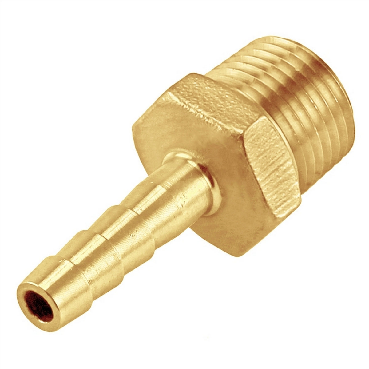 Brass Fitting - 3/8" Male NPT X 1/4" OD Barb