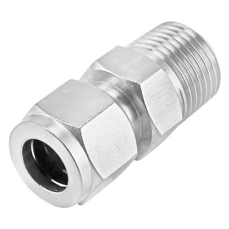 Stainless Steel Fitting - 1/2" Male NPT X 3/8" Compression