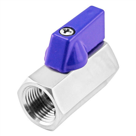 Stainless Steel Mini Ball Valve - 1/2" Female NPT