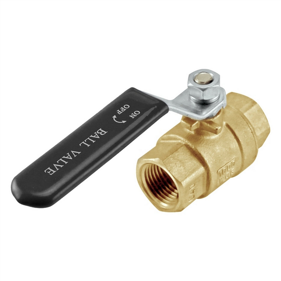 Brass 2-Piece Ball Valve - 1/2" Female NPT