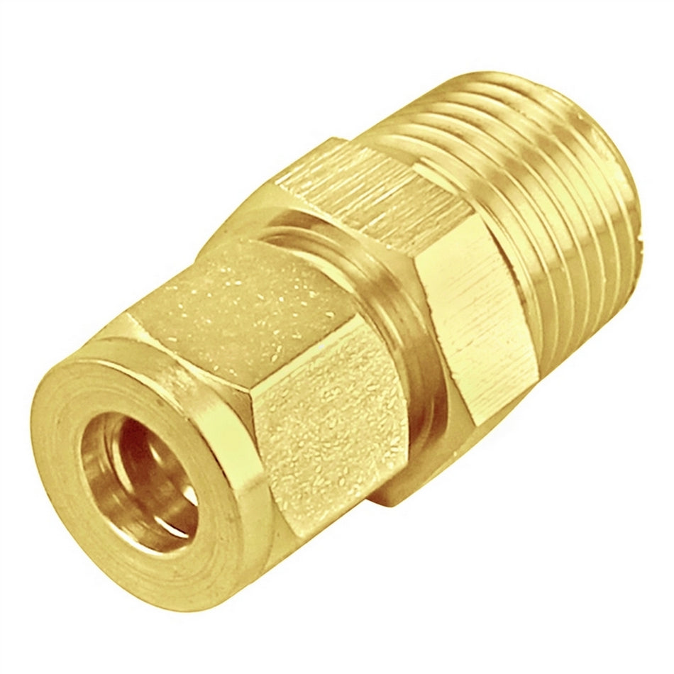 Brass Fitting - 1/2" Male NPT X 3/8" Compression