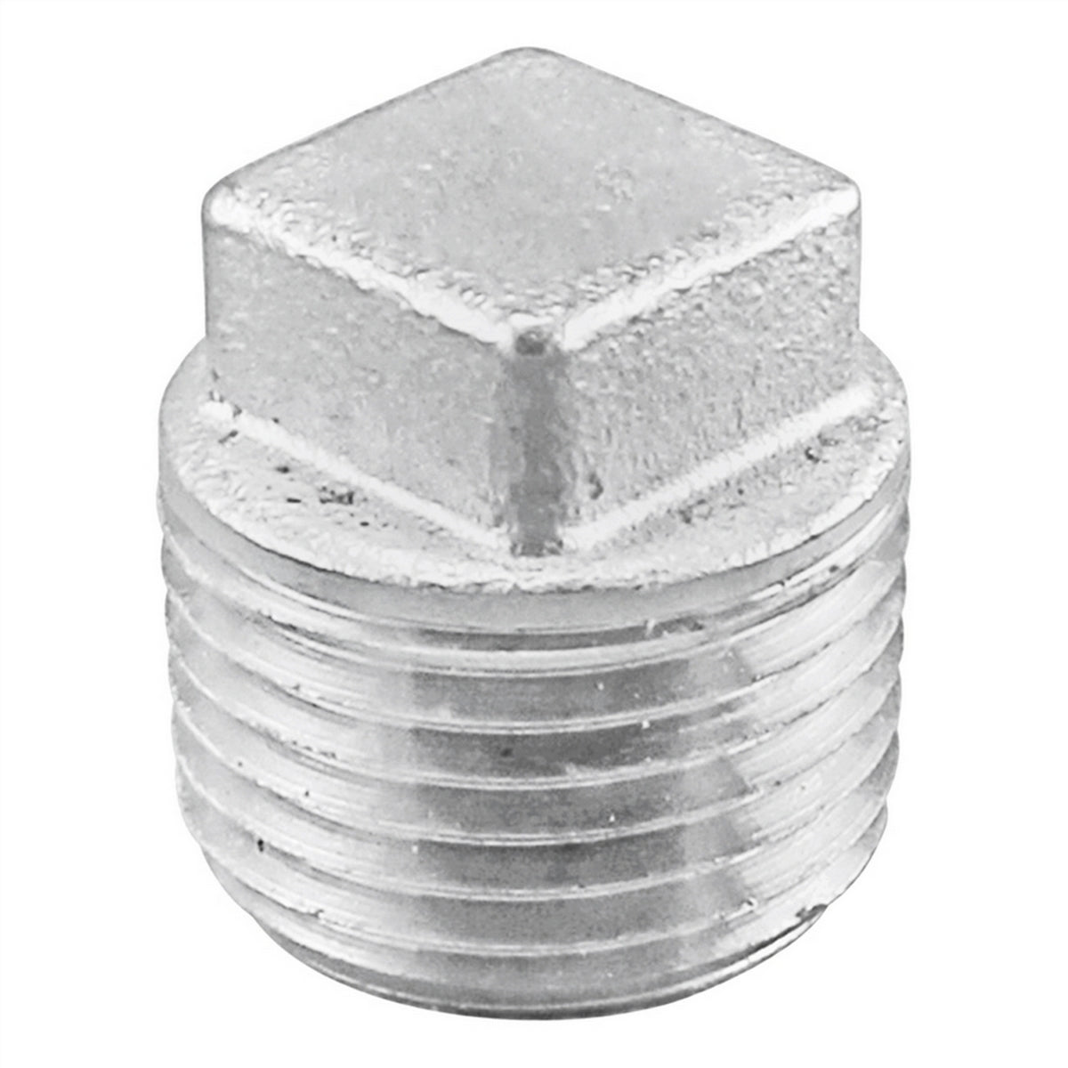 Stainless Steel Square Head Plug - 3/4" Male NPT