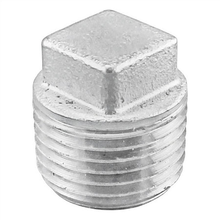 Stainless Steel Square Head Plug - 3/4" Male NPT