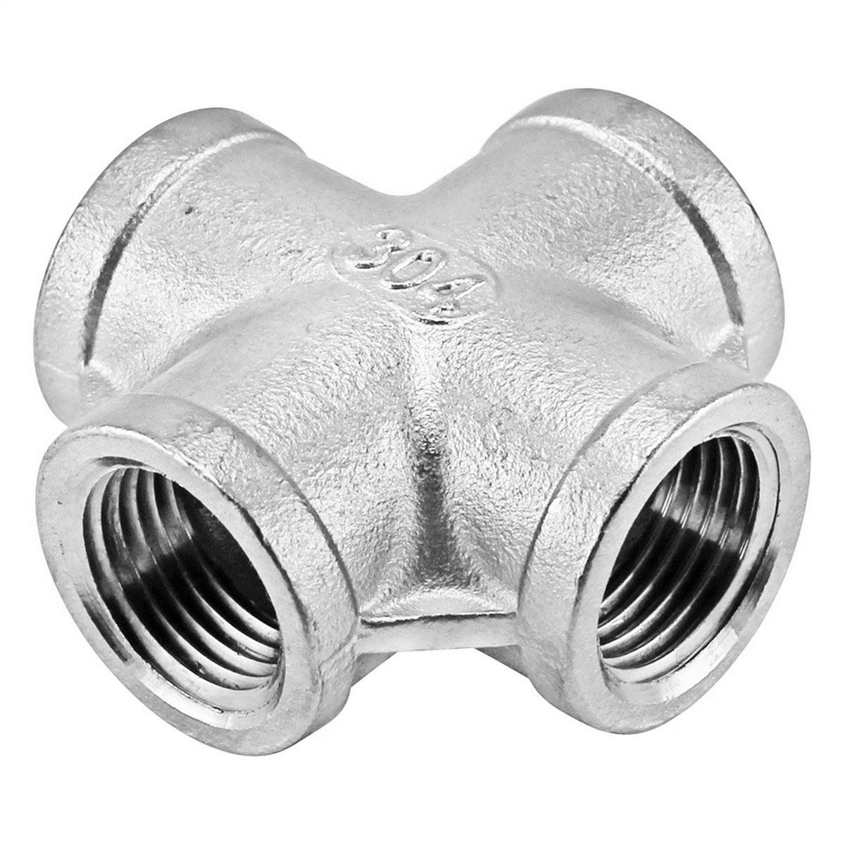 Stainless Steel Cross - 1" Female NPT
