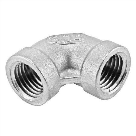 Stainless Steel 90° Elbow - 3/8" Female NPT
