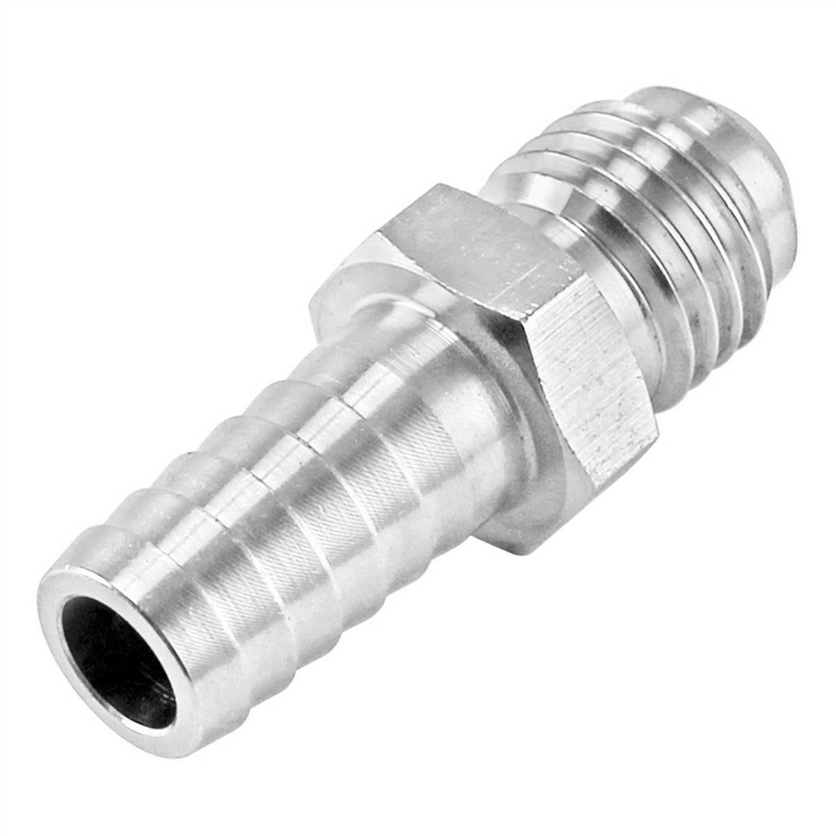 Stainless Steel Fitting - 5/16" MFL X 3/8" OD Barb