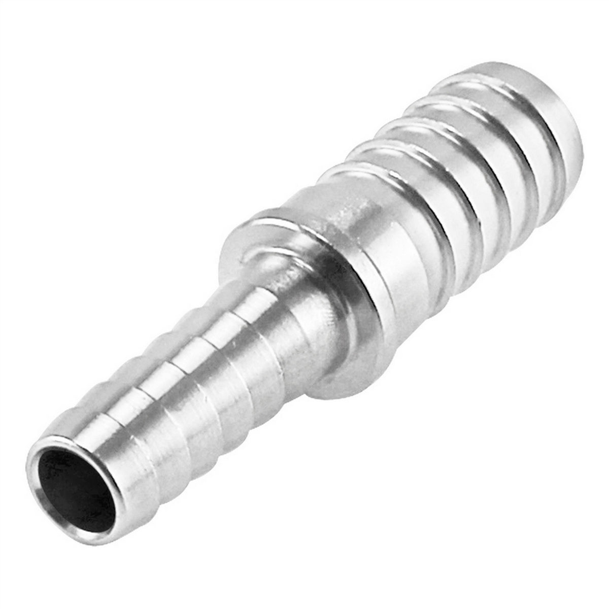 Stainless Steel Barbed Hose Splicer - 3/8" X 1/4"
