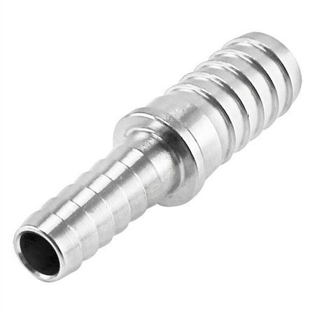 Stainless Steel Barbed Hose Splicer - 3/8" X 1/4"