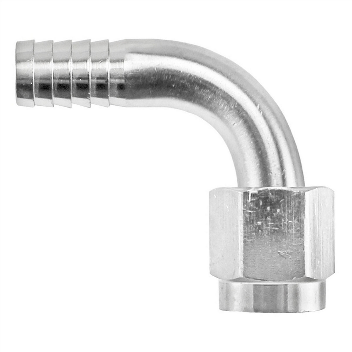 Stainless Steel 90° Elbow - 3/8" FFL X 3/8" OD Barb