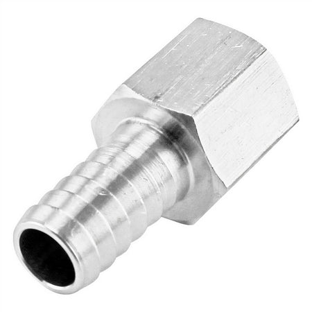 Stainless Steel Fitting - 1/4" FFL X 3/8" OD Barb