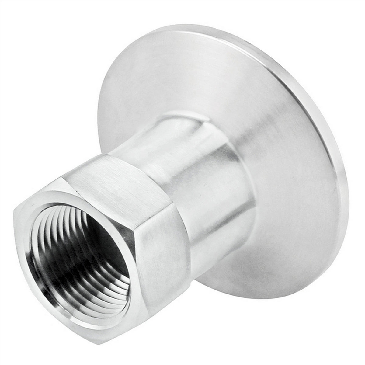 Stainless Steel Tri-Clover Fitting - 1.5" TC X 1/2" Female NPT | Heavy Duty