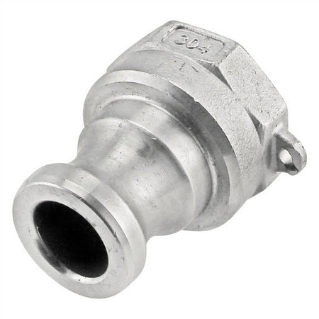 Stainless Steel Male Camlock Fitting - 1/2" Cam. X 3/4" Female NPT (Type A)