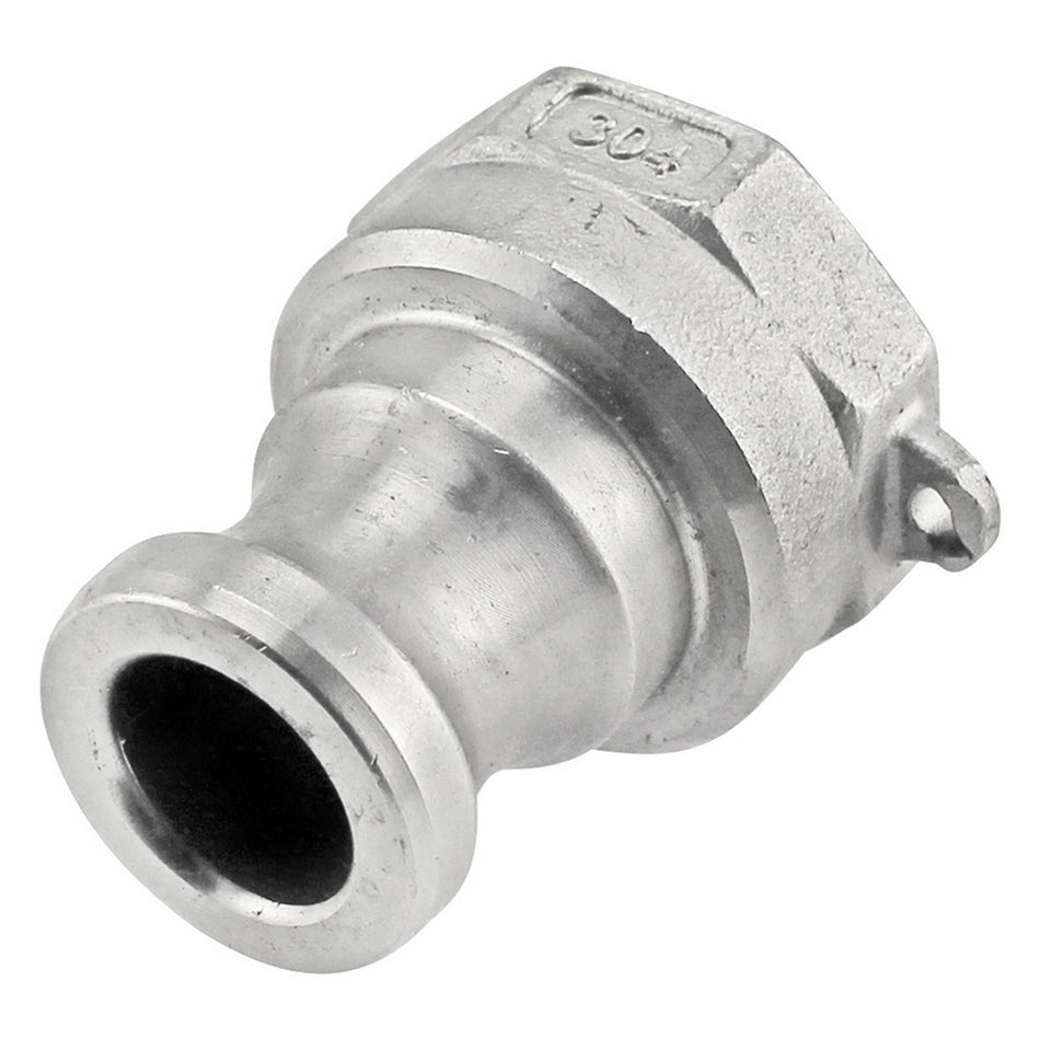 Stainless Steel Male Camlock Fitting - 1/2" Cam. X 3/4" Female Garden Hose (Type A)