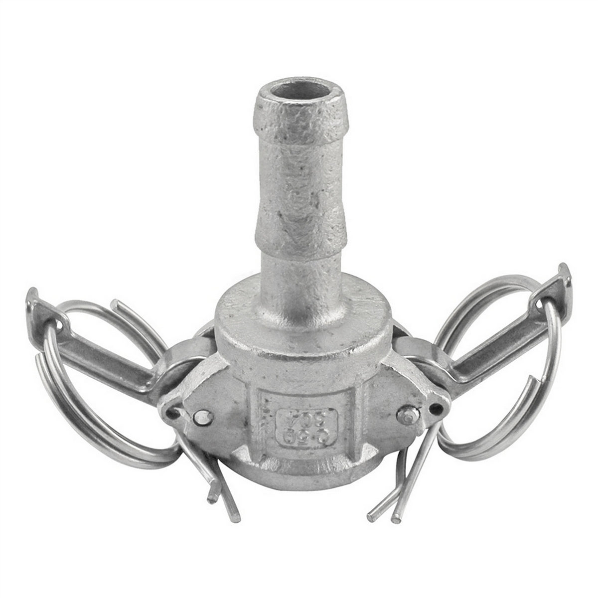 Stainless Steel Female Camlock Fitting - 1/2" Cam. X 5/8" OD Barb (Type C)