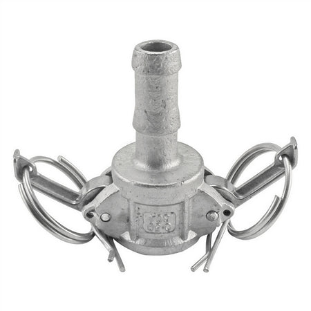 Stainless Steel Female Camlock Fitting - 1/2" Cam. X 5/8" OD Barb (Type C)