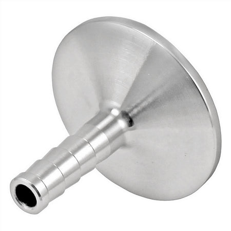 Stainless Steel Tri-Clover Fitting - 1.5" TC X 3/8" OD Barb