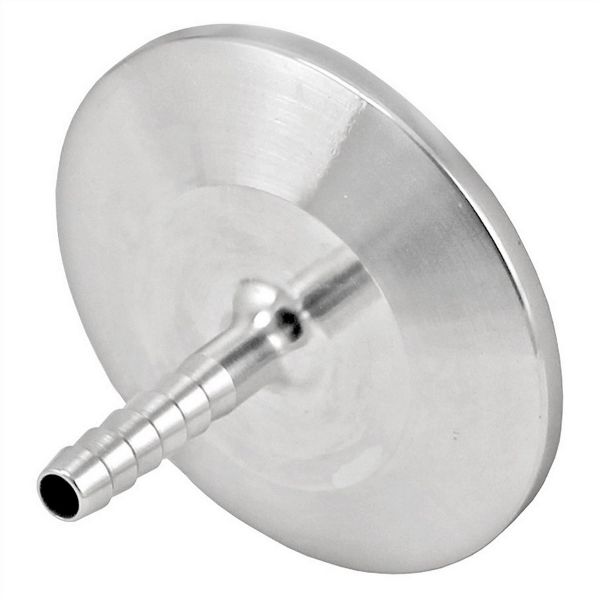 Stainless Steel Tri-Clover Fitting - 1.5" TC X 1/4" OD Barb