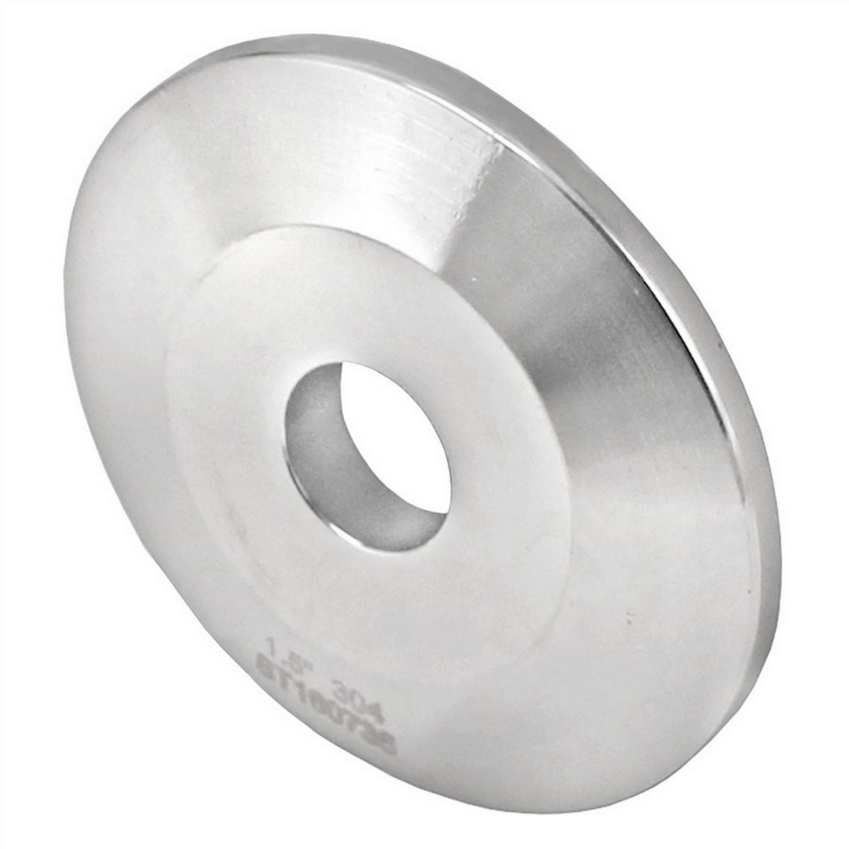 Stainless Steel Tri-Clover Cap - 1.5" TC (1/2" Cutout)