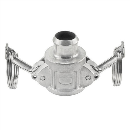 Stainless Steel Female Camlock Fitting - 1/2" Cam. X 5/8" OD Barb (Type C) | High Flow
