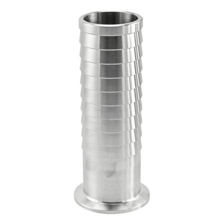 Stainless Steel Tri-Clover Fitting - 1.5" TC X 1 1/2" OD Barb