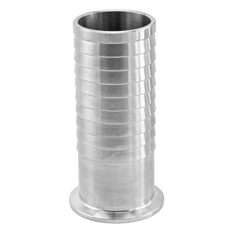 Stainless Steel Tri-Clover Fitting - 2" TC X 2" OD Barb